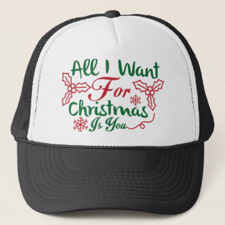 Gorra De Camionero Mariah Carey Todo lo que quiero de los Navidades e