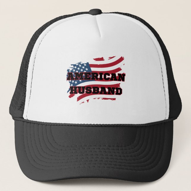 Gorra De Camionero Marido americano (Anverso)
