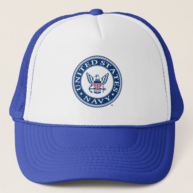 Gorra De Camionero Marina de Estados Unidos | Alteración naval Emblem (Anverso)