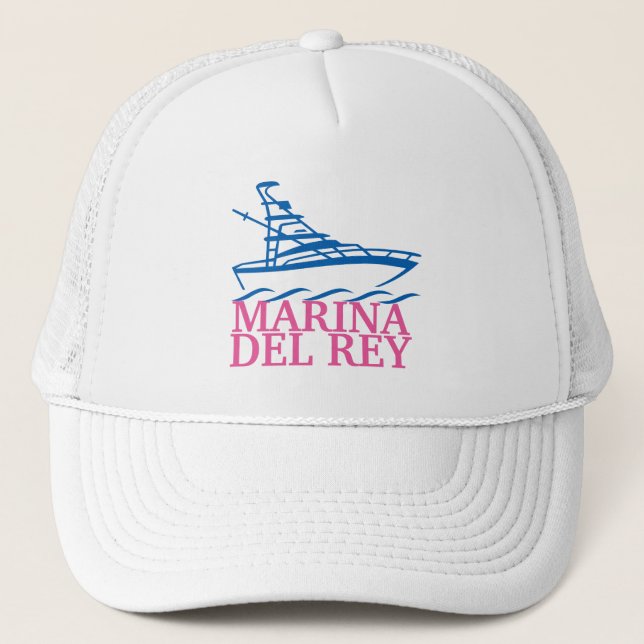Gorra De Camionero Marina Del Ray (Anverso)