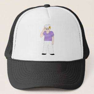 Gorra De Camionero Marinero lindo del dibujo animado