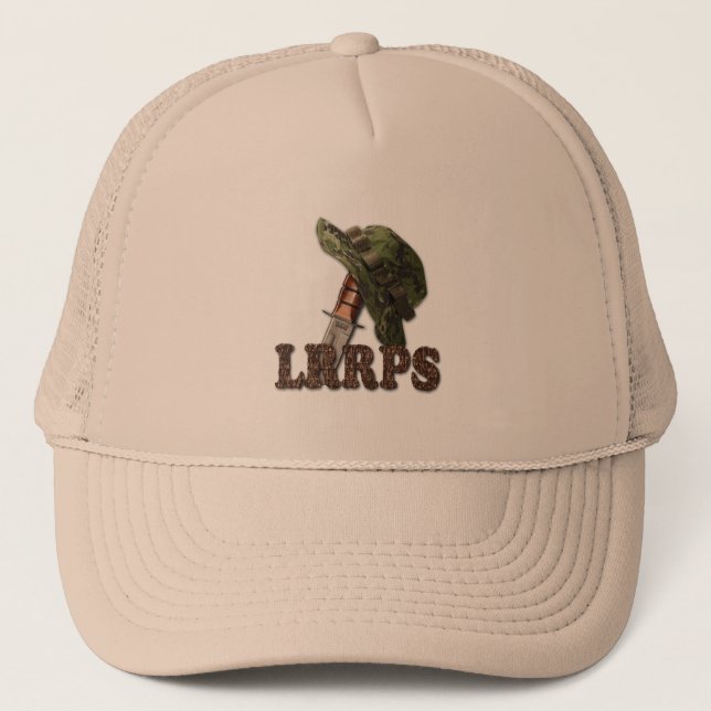 Gorra De Camionero marines militares LRRP LRPS Rangers Recon Rangers (Anverso)