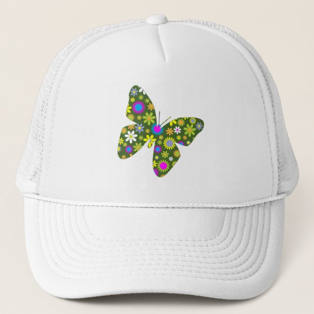 Gorra De Camionero Mariposa (Anverso)