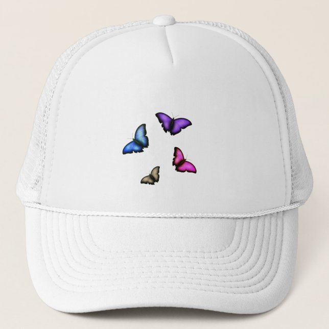 Gorra De Camionero Mariposa (Anverso)