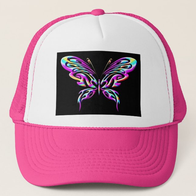 Gorra De Camionero mariposa 12chat (Anverso)