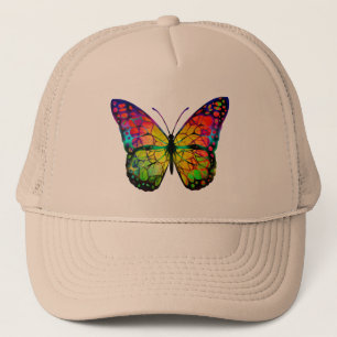 GORRA DE CAMIONERO MARIPOSA ABSTRACTO