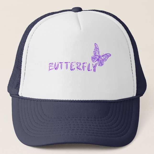 Gorra De Camionero Mariposa, amante de la naturaleza (Anverso)