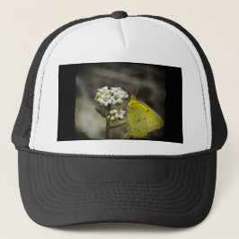 Gorra De Camionero Mariposa amarilla