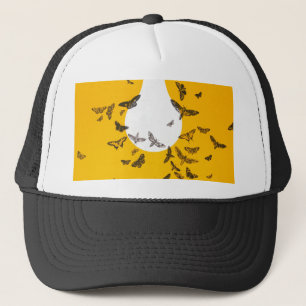 Gorra De Camionero Mariposa Arte Fotos Vintage No Utilizadas Monarch