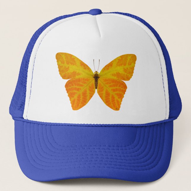 Gorra De Camionero Mariposa Aspen Leaf 3 (Anverso)