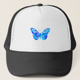 Gorra De Camionero Mariposa Azul