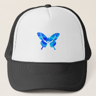 Gorra De Camionero Mariposa Azul
