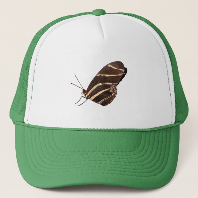 Gorra De Camionero Mariposa cebra de alas largas (Anverso)