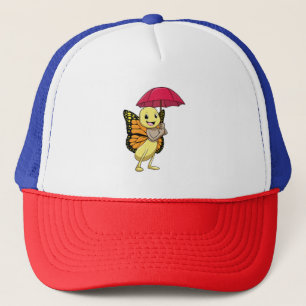Gorra De Camionero Mariposa con paraguas