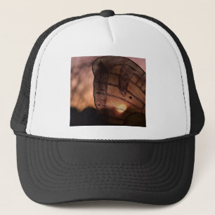 Gorra De Camionero Mariposa con puesta de sol por Shirley Taylor
