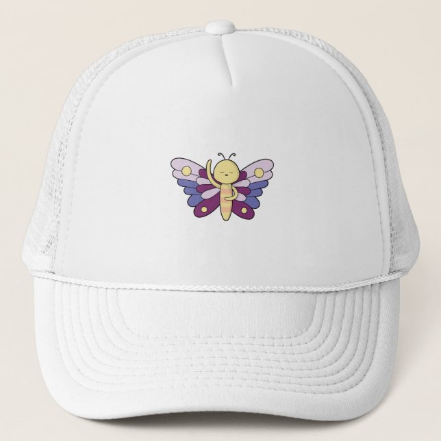 Gorra De Camionero Mariposa con puntos (Anverso)