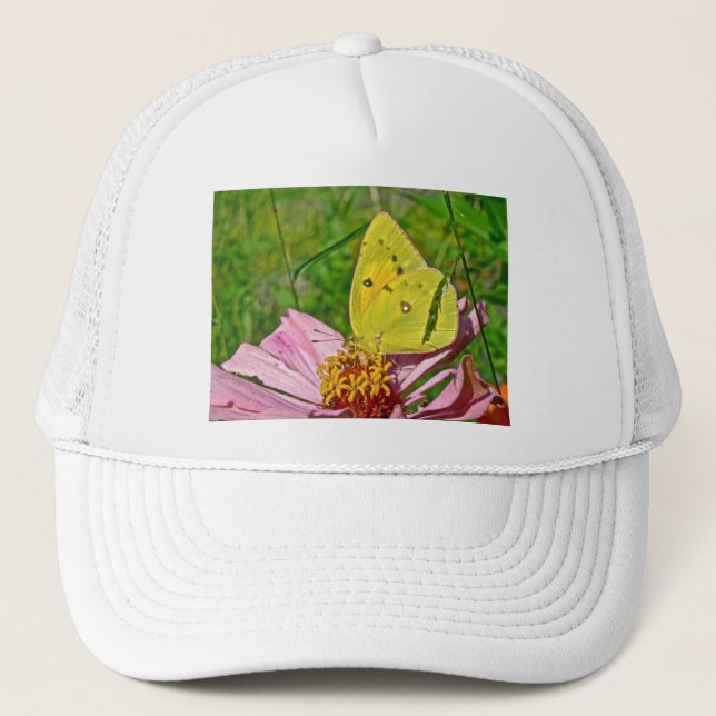 Gorra De Camionero Mariposa de azufre (Anverso)