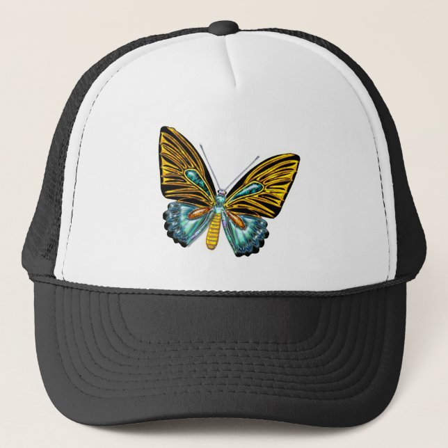 Gorra De Camionero Mariposa de Bling Bling (Anverso)