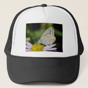 Gorra De Camionero Mariposa de color crema