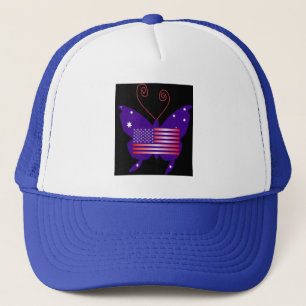 Gorra De Camionero Mariposa de Diva Americana
