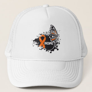 Gorra De Camionero Mariposa de la esclerosis múltiple de la esperanza