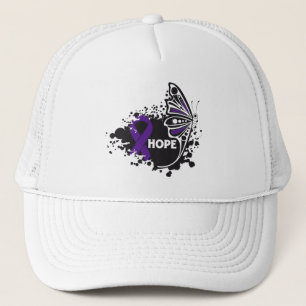 Gorra De Camionero Mariposa del lupus de la esperanza