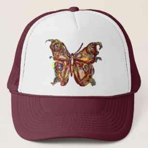 GORRA DE CAMIONERO MARIPOSA EN DESTELLOS DE ORO