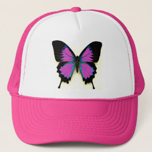 Gorra De Camionero Mariposa en un casquillo