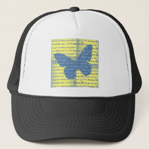 Gorra De Camionero Mariposa eslogan