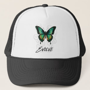 Gorra De Camionero Mariposa Etérea "EVOLUCIONA