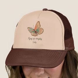 Gorra De Camionero Mariposa moderna y linda personalizada