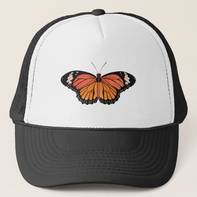 Gorra De Camionero Mariposa monarca (Anverso)