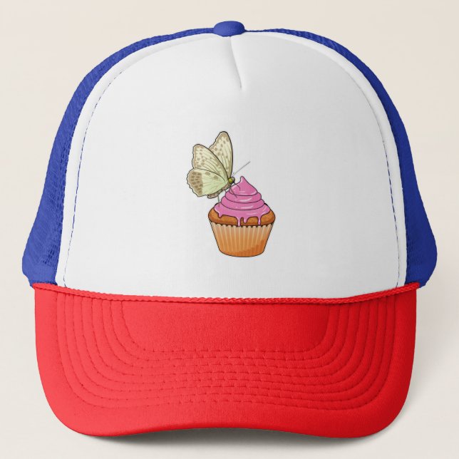 Gorra De Camionero Mariposa Muffin (Anverso)