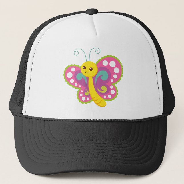 Gorra De Camionero Mariposa personalizado (Anverso)