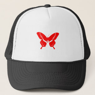 Gorra De Camionero Mariposa Roja