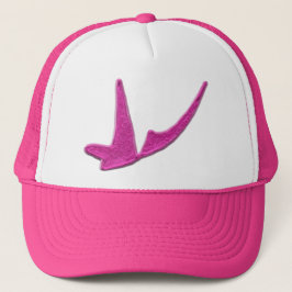 Gorra De Camionero Mariposa rosada resplandeciente