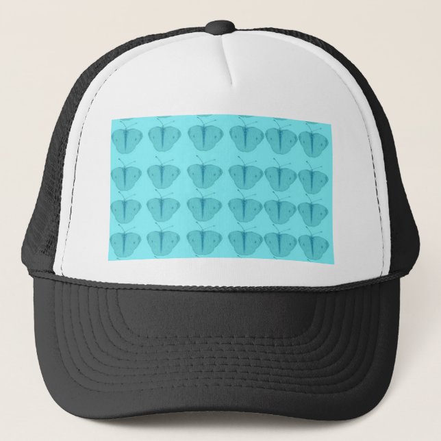Gorra De Camionero Mariposa Verde azulada (Anverso)