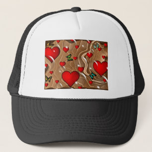 Gorra De Camionero Mariposa y oro
