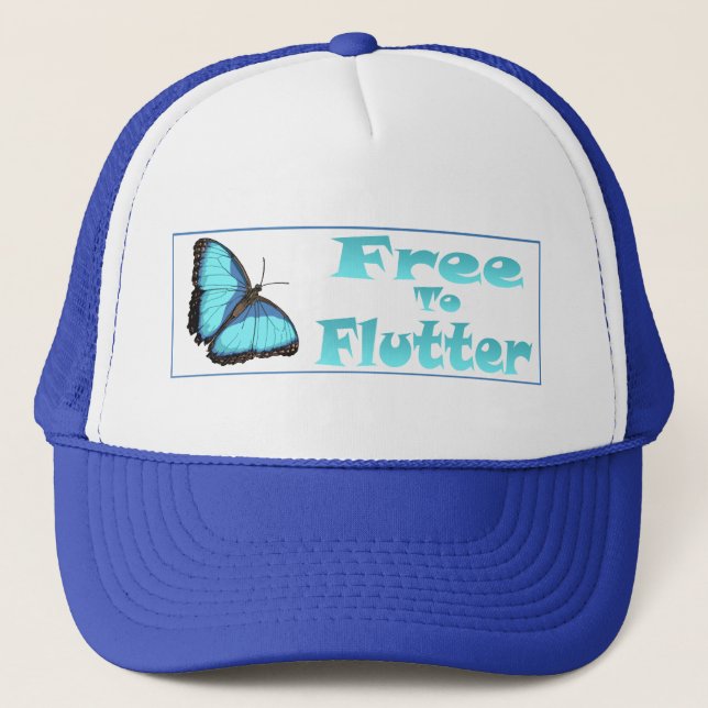 Gorra De Camionero Mariposas (Anverso)