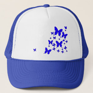 Gorra De Camionero Mariposas azules