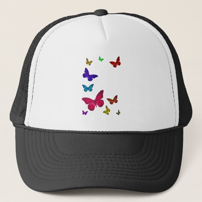 Gorra De Camionero Mariposas bailarinas (Anverso)