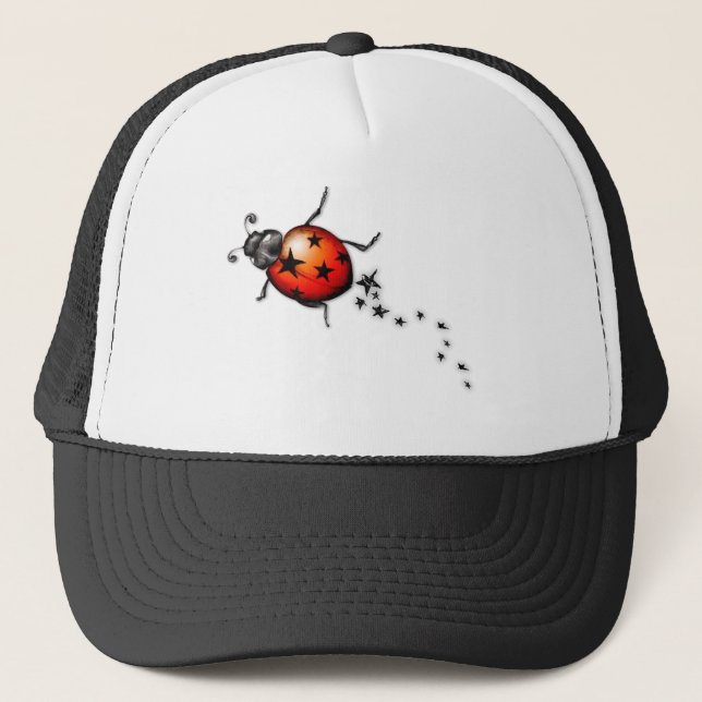 Gorra De Camionero Mariquita Rockstar (Anverso)