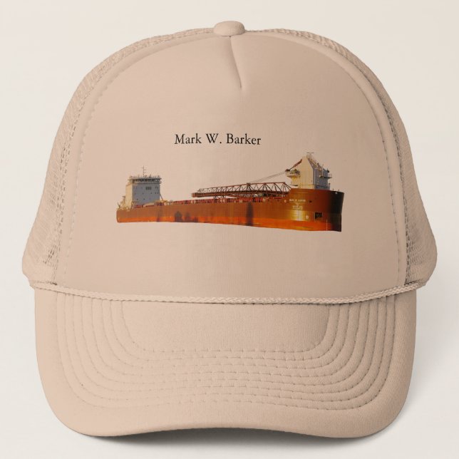 Gorra De Camionero Mark W. Barker (Anverso)