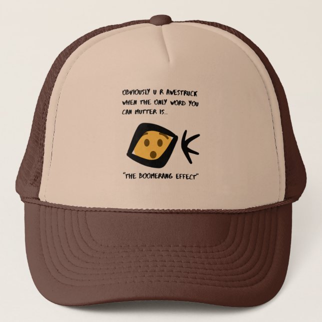 Gorra De Camionero Marrón - Divertidas Generaciones (Anverso)