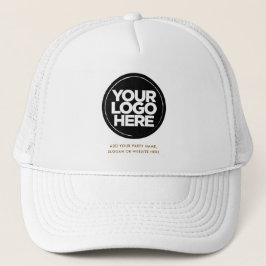 Gorra De Camionero Marron | Logotipo personalizado y béisbol de texto