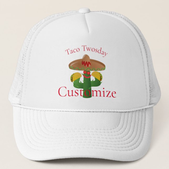 Gorra De Camionero Martes Taco Saguaro Cactus Thunder_Cove (Anverso)
