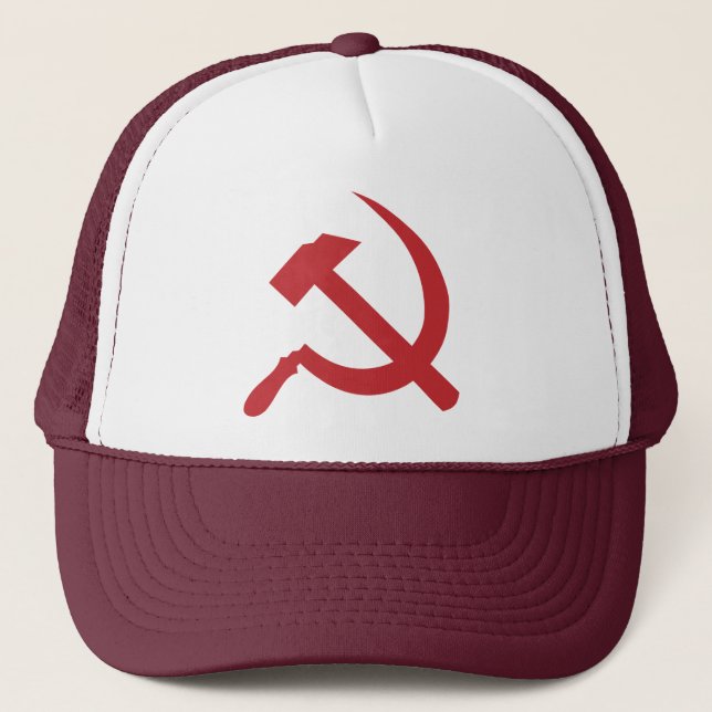 Gorra De Camionero martillo y hoz de URSS del cccp (Anverso)