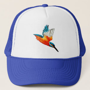 Gorra De Camionero Martín pescador del vuelo