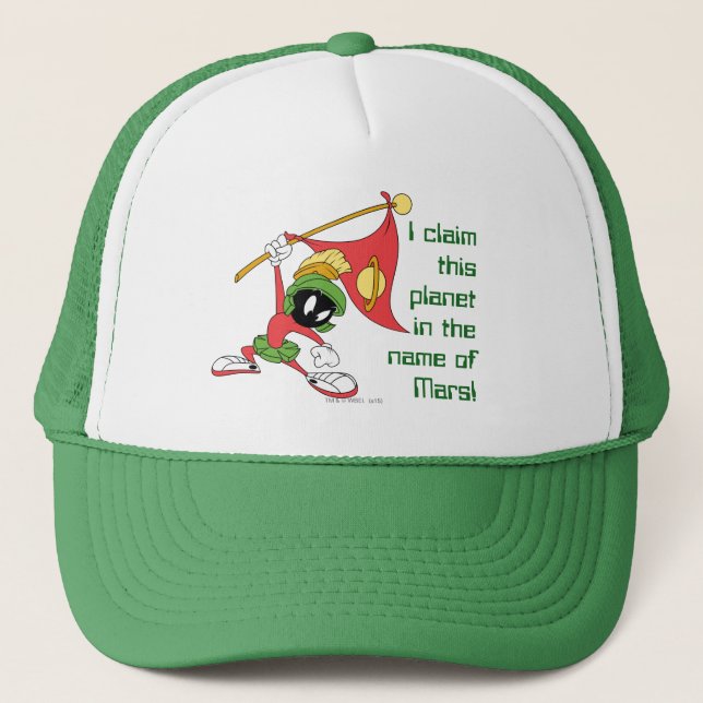 Gorra De Camionero MARVIN EL MARTIAN™ RECLAMANDO planeta (Anverso)