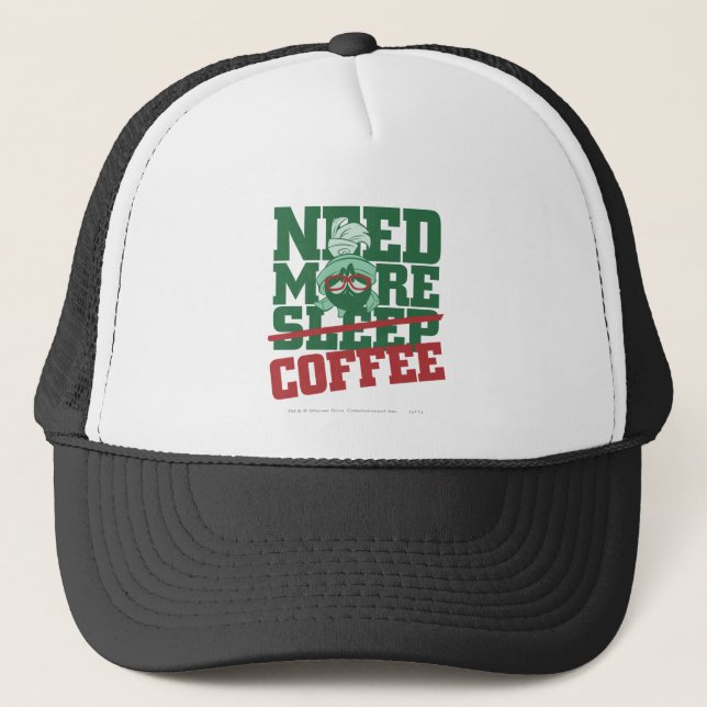 Gorra De Camionero MARVIN THE MARTIAN™ - Necesita más café (Anverso)